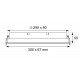 Foco LED Kardan Lineal 300x67mm WAS 20W UGR10